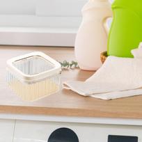 Kavos kapsulių laikymo organizatorius virtuvei ir skalbinių laikiklis 15cmx15cmx8cm beige