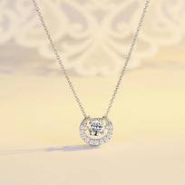 Jewelry Moon Mind Movement Necklace Fashion Jewelry Light Luxury Accessories Pendant Female ins