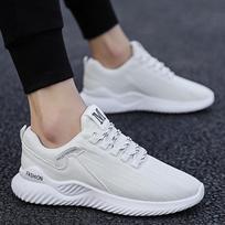 2025 spring new men's sports shoes, student fly-woven mesh breathable running shoes, men's lightweight casual shoes 39 balta