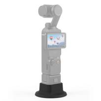 DJI Osmo Pocket 3 PULUZ silikoninio doko stalinio kompiuterio įkrovimo pagrindo laikikliui (Juoda) juoda