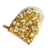 Anti-Scalding Microwave Gloves Heat Insulation Thickened Oven Gloves Pot Handle Baking Accessories Pot Hat Kitchen A geltona