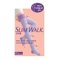2 tipų SLIM WALK naktinės super ilgos kompresinės kojinės (SM/ML) S~M beige