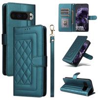 Wrist Strap Flip Wallet with Card Holder Stand Phone Case for Google Pixel 9 8 7 Pro 8A 7A Leather Protective Cover Cases For Google Pixel 7