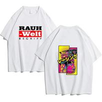 Back Retro Turbo RWB 993 New T-shirt Men Short Sleeve Hip Hop Street Boy Casual Tops Harajuku Drive Sport Car Fashion White Tees XXXXL balta