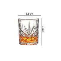 11oz 330ml Kūrybingi Madingi Stikliniai Indai Viskio Kokteiliams Scotch Brandy Alui Skaidrus Namų Klasikiniai Alkoholinių Gėrimų Taurės 1pcs