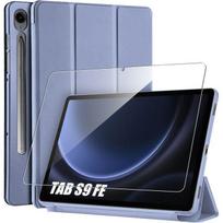 Case + Tempered Glass for Samsung Galaxy Tab S9 FE / S10 FE / S10 Lite - Shockproof Protection - Purple - 10.9 Inches