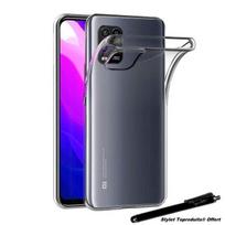 Soft case for Xiaomi Mi 10 Lite 5G transparent silicone with Toproduits® Stylus
