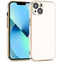 Protective Case - Luxury Fashion - for iPhone 13 - Soft TPU - Shockproof - Gold Edge