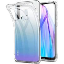 Protective Case - E.F.CONNECTION - Redmi Note 8T - Transparent Silicone - Shockproof - Reinforced 4 Corners
