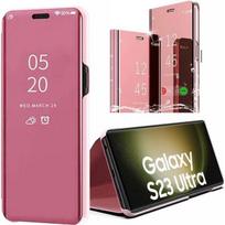 Full Protection Case for Samsung S23 Ultra - E.F.CONNECTION - Mirror Effect - Shockproof - Pink