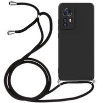 Coque - E.F.CONNECTION - Pour Xiaomi 12 Pro - Silicone Souple - Antichoc - Bandoulière Réglable