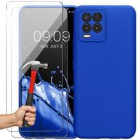 Protective Case - realme - 8 Pro - Shockproof - Durable Silicone - 2 Tempered Glasses