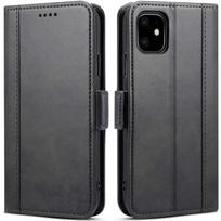 Coque Etui Rabat - Premium - pour iPhone 11 - Verre Trempé - Protection 360° - Noir