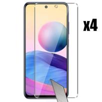 Film de protection - E.F.CONNECTION - Redmi Note 10 5G - Pack de 4 - Verre trempé - Résistant aux chocs
