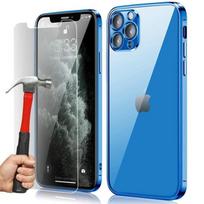 Silicone Case - E.F.CONNECTION - iPhone 13 - Ultra thin - Blue - 2 Tempered Glasses
