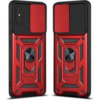 Protective case - Xiaomi - Redmi 9A - Red - Reinforced edge - Shockproof