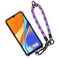 Coque - E.F.CONNECTION - pour Xiaomi Redmi 9C-10A - Antichoc - Bracelet Amovible - Multicolore