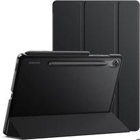 Case for Samsung Galaxy Tab S9 FE / S10 FE - E.F.CONNECTION - Shockproof - PU Leather - Microfibers - Black