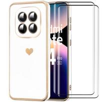 Coque - E.F.CONNECTION - Pour Xiaomi Redmi Note 14 Pro 5G - Silicone Souple - Protection Chocs - 2 Verres Trempés