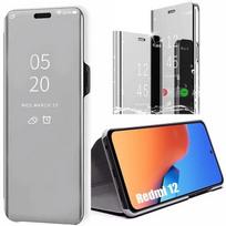 Case - E.F.CONNECTION - For Xiaomi Redmi 12 4G-5G - Silvery - Full Protection - Anti-Scratch - Mirror Effect