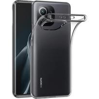 Protective Case - E.F.CONNECTION - Xiaomi Mi 11 - High Resistance Silicone - Transparent - Flexible