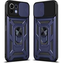 Coque de protection - E.F.CONNECTION - Xiaomi Mi 11 - Rigide - Antichoc - Support pivotant 360°