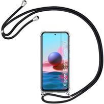 Coque TPU Pour Xiaomi Redmi Note 10 4G - Souple - Transparent - Anti-rayure avec cordon réglable