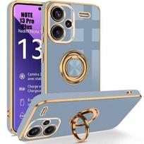 Case - E.F.CONNECTION - For Xiaomi Redmi Note 13 Pro+ 5G - Hybrid Silicone - Shockproof - 360° Rotating Stand