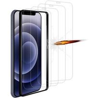 Tempered Glass - for iPhone - 12 Mini - Pack of 4 - Face ID Cutout - Quick Response