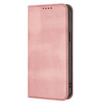For Honor Magic 7 Pro 6 Lite 5 Luxury Retro Leather Magnetic 2 Visa Cards Holder Wallet Flip Cover For Honor Magic 7 Pro 6 Lite Honor Magic 7 Pro rožinė