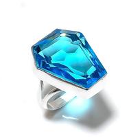 Swiss Blue Topaz Handmade 925 Sterling Silver Jewelry Ring Size 6 l8G60