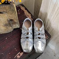 Casual sports ballet style flat-bottomed German training shoes women's 2025 new spring retro versatile yellow soft baseplate shoes 35 sidabras