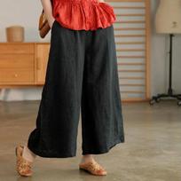 Women Trousers Pants Sweatpants Women Pockets Elastic Breathable Trousers Loose Waist Pants Harajuku Fashion XXXXL juoda