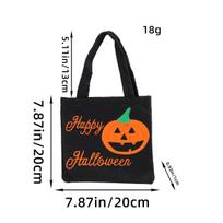 Halloween Pumpkin Candy Tote Bag Witch, Ghost Festival Mall Kindergarten Cookie Gift Bag, Halloween Decoration One Size