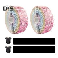 Bike Handlebar Tape for Road Bike High Stain Resistance Bicycle Handlebars Wrap Shock-Absorbing Non-Slip Comfortable Grip Tape with Bolt Stopper 1 Pair