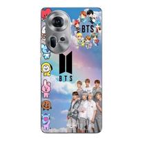 Coque Pour Oppo Reno 11 5g Kpop BTS 2024 2025 Maniacase juoda