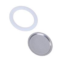 Coffee Machine Replacement Parts Stainless Steel Filter and Flexible Silicones Gasket Seal Espresso Maker Accessories D