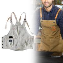 Grill Apron Work Sleeveless Portable Waterproof Camping Vest Working Clothes for Woodworking