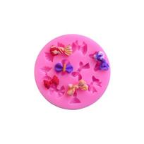 Mini Bows Silicone Fondant Molds Bowknot Candy Chocolate Cake Pop Accessories Cakepop Cupcake Topper Decorating Tools Kitchen