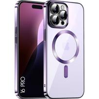 Protective case - BOOLING - for iPhone 16 Pro - Shockproof Silicone - Ultra slim - Purple violetinė
