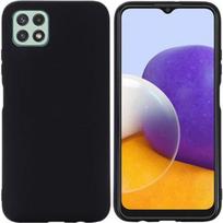 Protective case - Yuan Yuan - Samsung Galaxy A22 5G - Flexible - Silicone - Black juoda