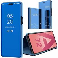 Protective Case - PROSHOP - Samsung Galaxy A72 - Rigid Flexible - Blue - Mirror Effect mėlyna