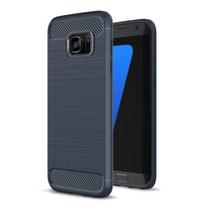 Protective Case - Samsung - Galaxy S7 Edge - Silicone TPU - Anti-scratch - Navy blue mėlyna