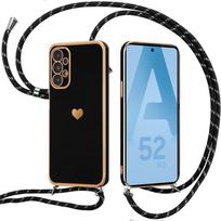 Protective case - BOOLING - for Samsung Galaxy A52 4G-5G - Flexible - Silicone - Black juoda