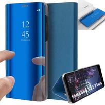 Protective Case for Samsung S22 Plus (6.55 ) - PROSHOP - Trendy Design Mirror Effect - Shockproof - Blue mėlyna