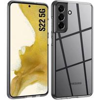 Case for Samsung S22 - PROSHOP - Flexible - Transparent - Reinforced protection - Shockproof skaidri