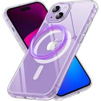 Protective case for iPhone 15 Plus - BOOLING - Transparent - Rigid - Magnetic Circle - Smooth skaidri