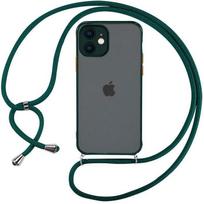 Case with Strap - PROSHOP - for iPhone 11 - Night Green - Shockproof Protection - Flexible žalia
