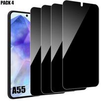 Protective film - Booling - for Samsung Galaxy A55 5G - 9H tempered glass - Anti-spy - 4 pieces juoda