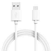 Micro USB Charger Cable - E.F.CONNECTION - Pack of 3 - 2M - White - Android Compatible